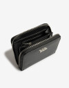 Billetera Zip Round Billetera Con Cierre - Negro