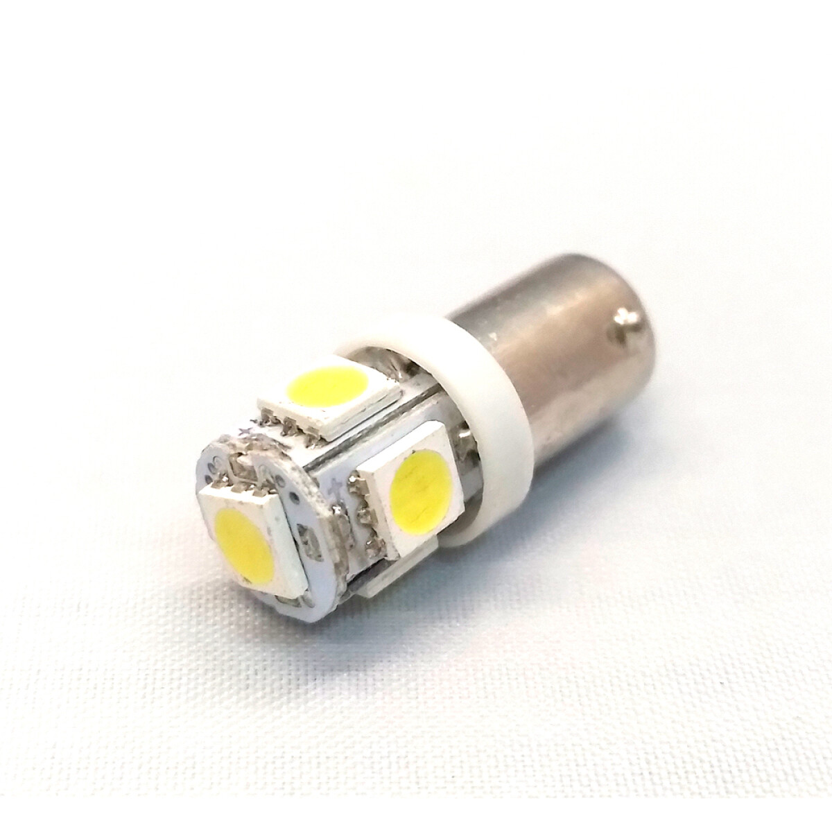LAMPARA - BAYONETA 12V LED BLANCO BA9S X UNIDAD - 