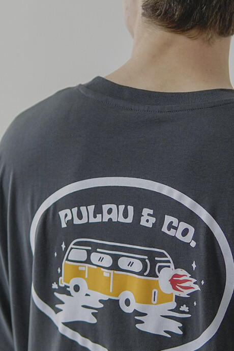 Remera Pulau Combi Gris