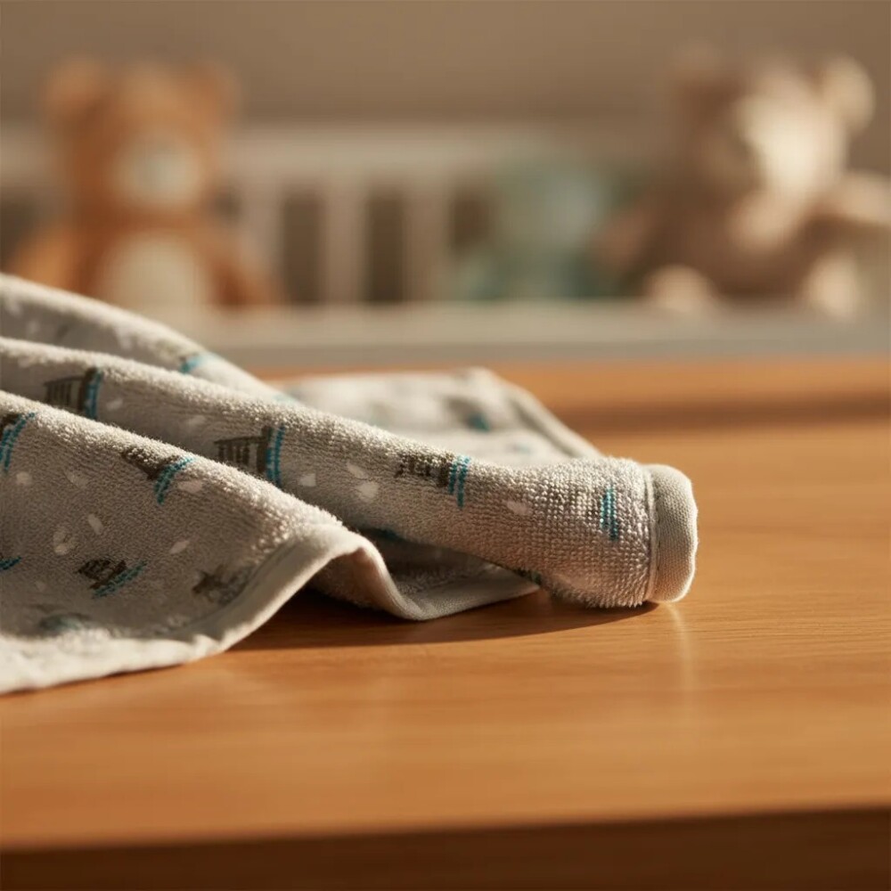 Babitas SNUGLE pack x4 toalla gris