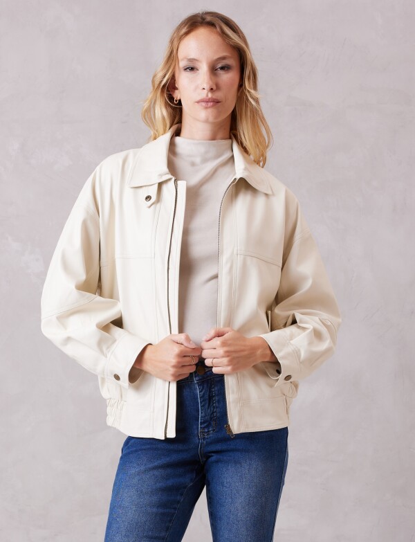 Camperita Bomber BEIGE CLARO