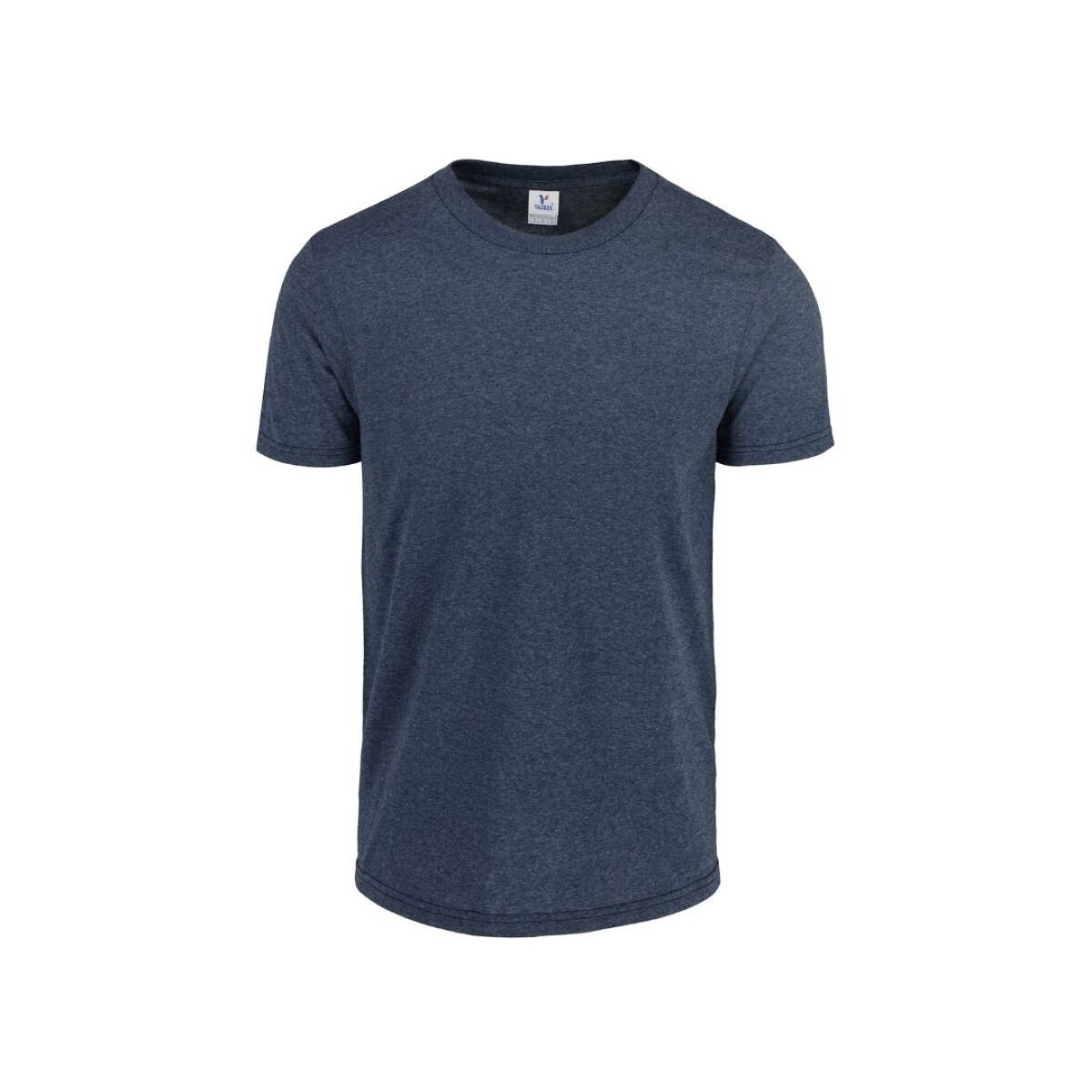 Camiseta a la base jaspe - Azul marino jaspe 