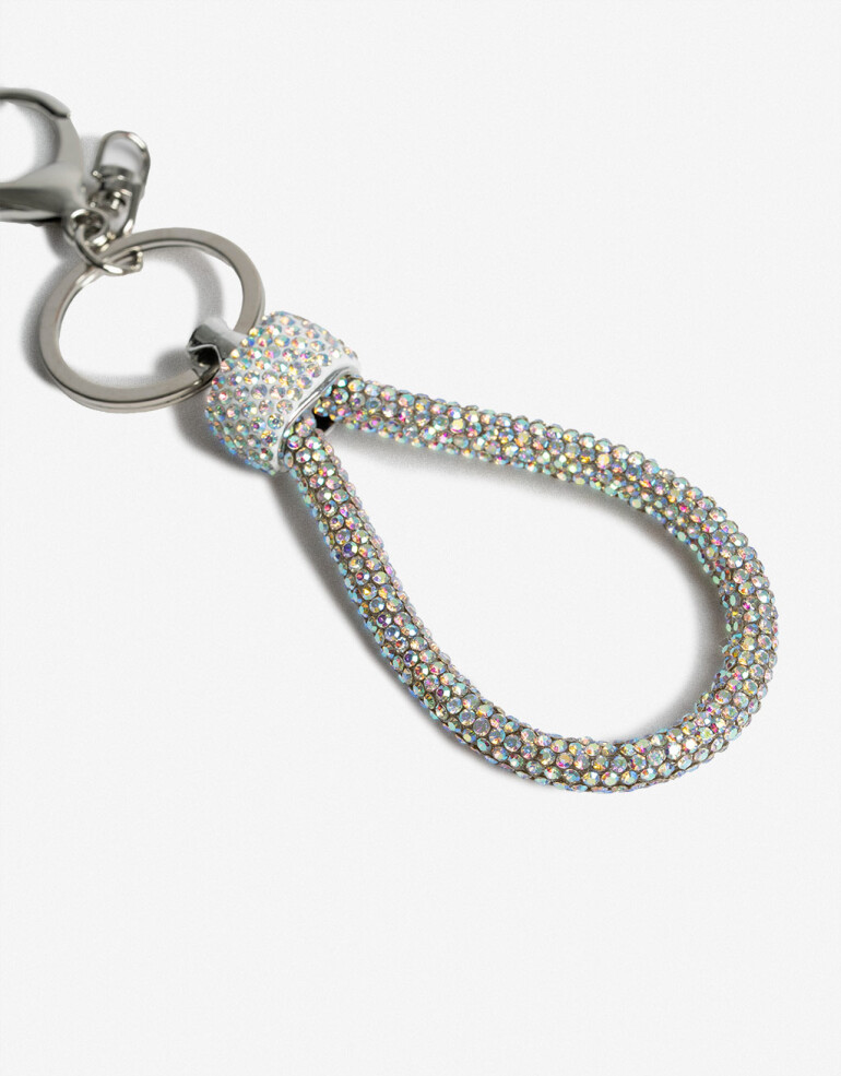 Rega Varios Llavero Y Bag Charm De Strass Cristal - Cristal