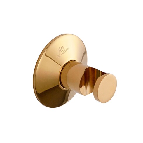 SOPORTE PARA TELEFONO DE BAÑO TERMINACION ORO CEPILLADO DORADO-BRUSHED GOLD