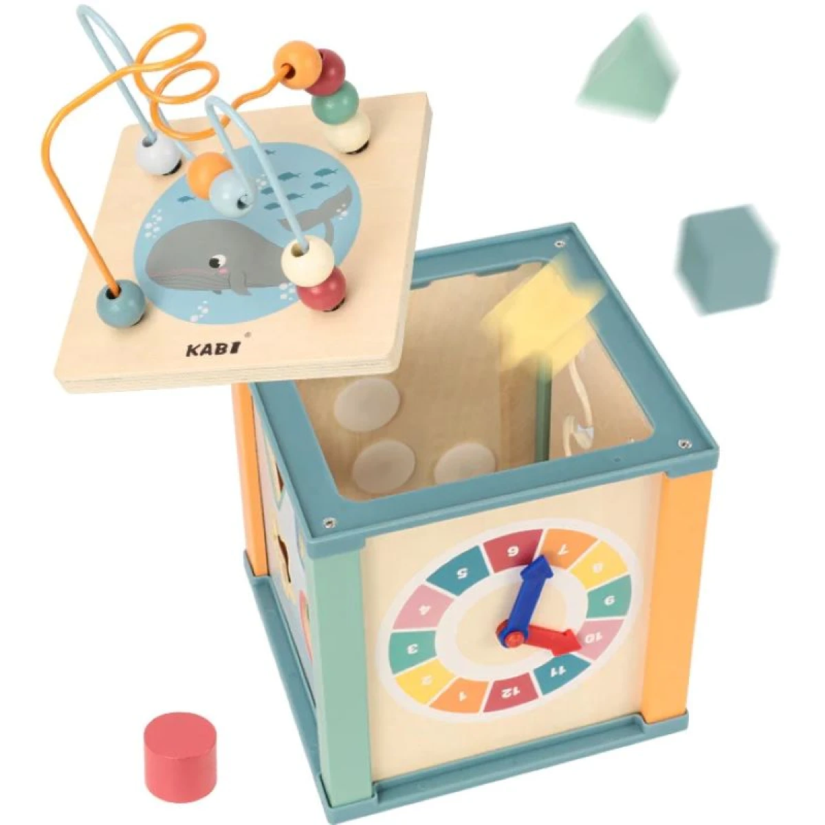 Cubo Didáctico Multifunción Madera AK0107 