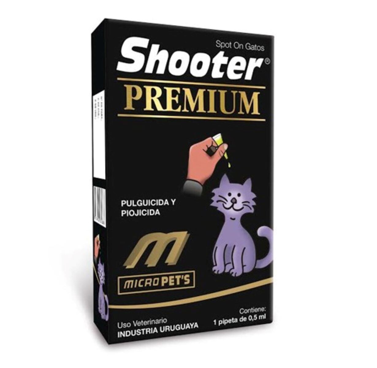 PIPETA SHOOTER PREMIUM GATO 0.5 ML 