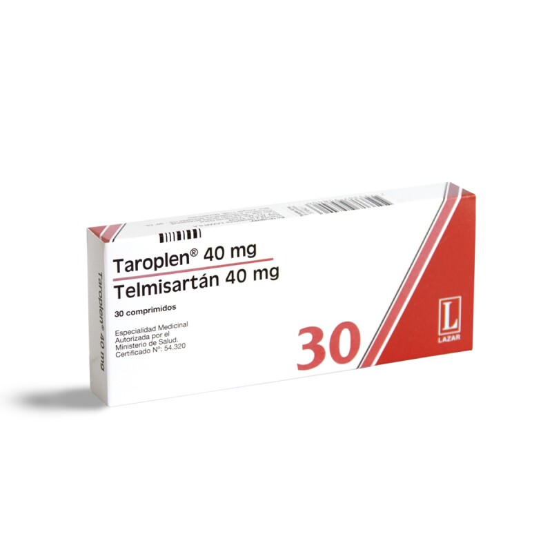 Taroplen 40 Mg. 30 Comp. Taroplen 40 Mg. 30 Comp.