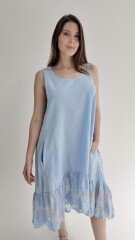 Vestido Carolina Celeste