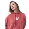 Roxy Buzo Con Capucha Oversize Midnight Hike Mujer - Rojo Rojo
