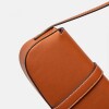 Mini Bag Celina en Efecto Cuero Liso Marron