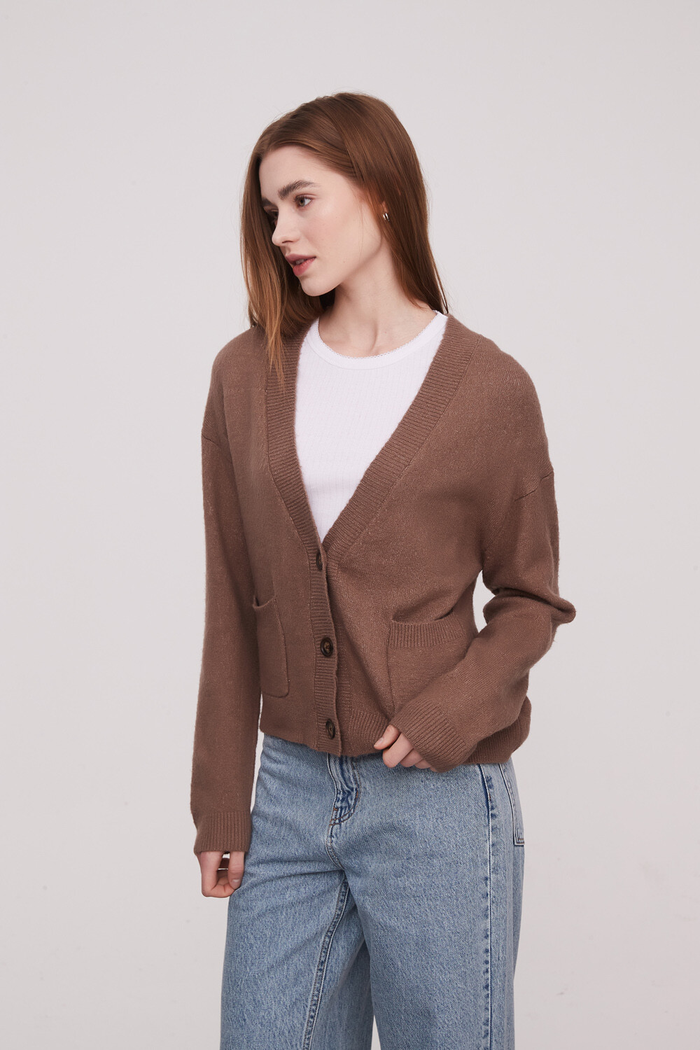 Cardigan Spatz Taupe / Mink / Vison