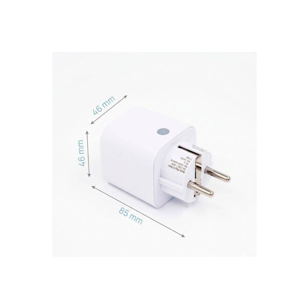 Enchufe inteligente Shelly Plug M Gen3 Wi-Fi color blanco Enchufe Inteligente Shelly Plug M Gen3 Wi-fi Color Blanco