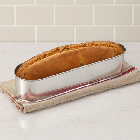 Molde Ovalado Extensible de Acero Inoxidable 27-40 cm Molde Ovalado Extensible de Acero Inoxidable 27-40 cm