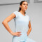 Performance Heather Cat Tee W - Mujer Icy Blue Heather
