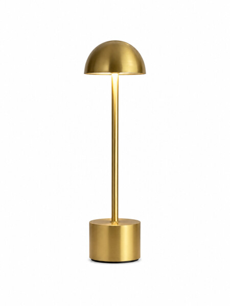 LAMPARA LED CON CARGA USB DORADO