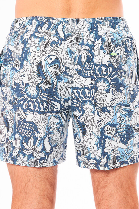 SHORT ZASKE TEEN RUSTY Azul