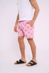 Short de baño estampado Rosa