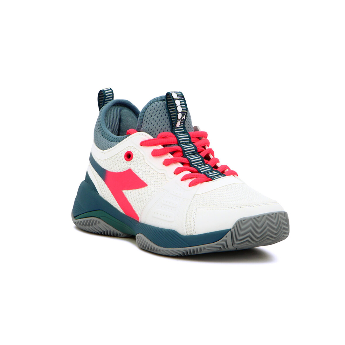 Championes de Tenis Mujer Diadora Match Point - Blanco-Celeste 