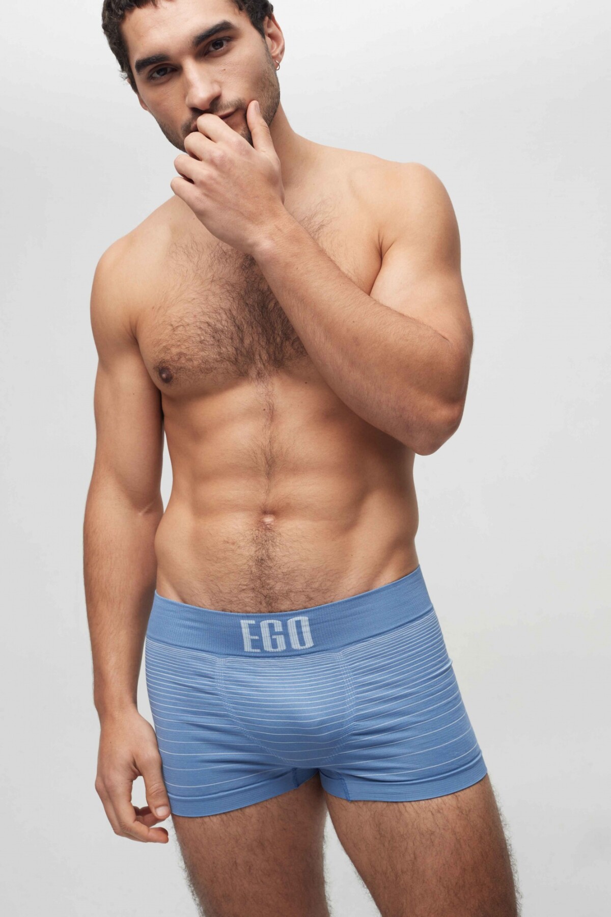 Boxer EGO Elastico Ancho Azul Acero