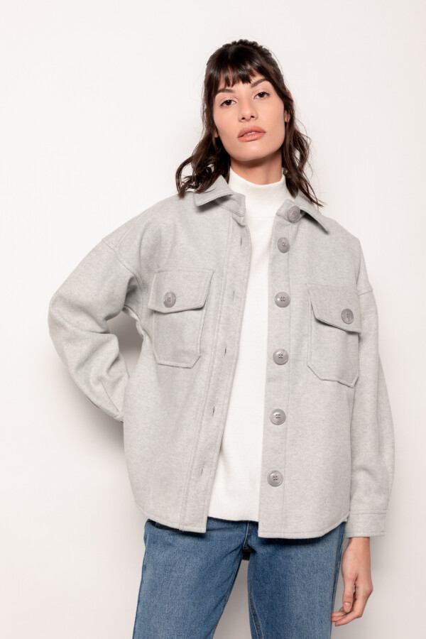 SOBRECAMISA CONERY Gris Claro Melange