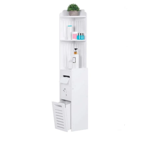 Organizador Baño Almacenador Papel Higiénico Blanco 014-11 BLANCO