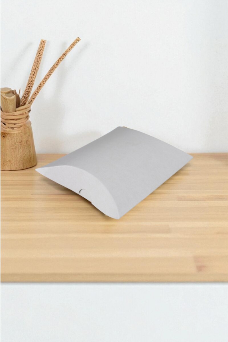 Estuche pillow eco 7x8 cm - BLANCO 