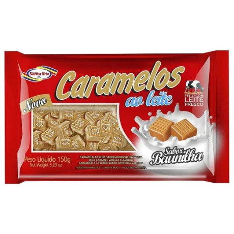 CARAMELOS DE LECHE SANTA RITA BOLSA DE 700 GRS CARAMELOS DE LECHE SANTA RITA BOLSA DE 700 GRS