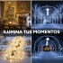 100 Luces Navidad Led 9 Metros Cable Cristal Guia Con Modos Variante Fria