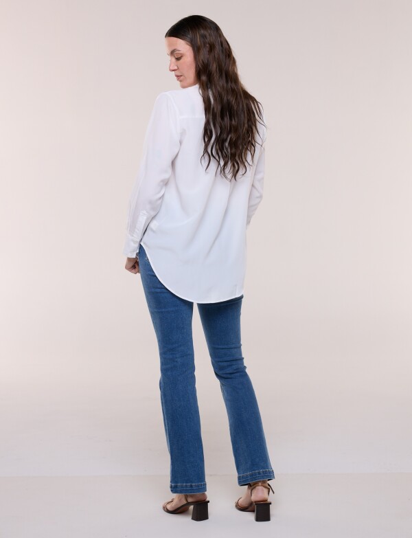 Camisa Satén CRUDO