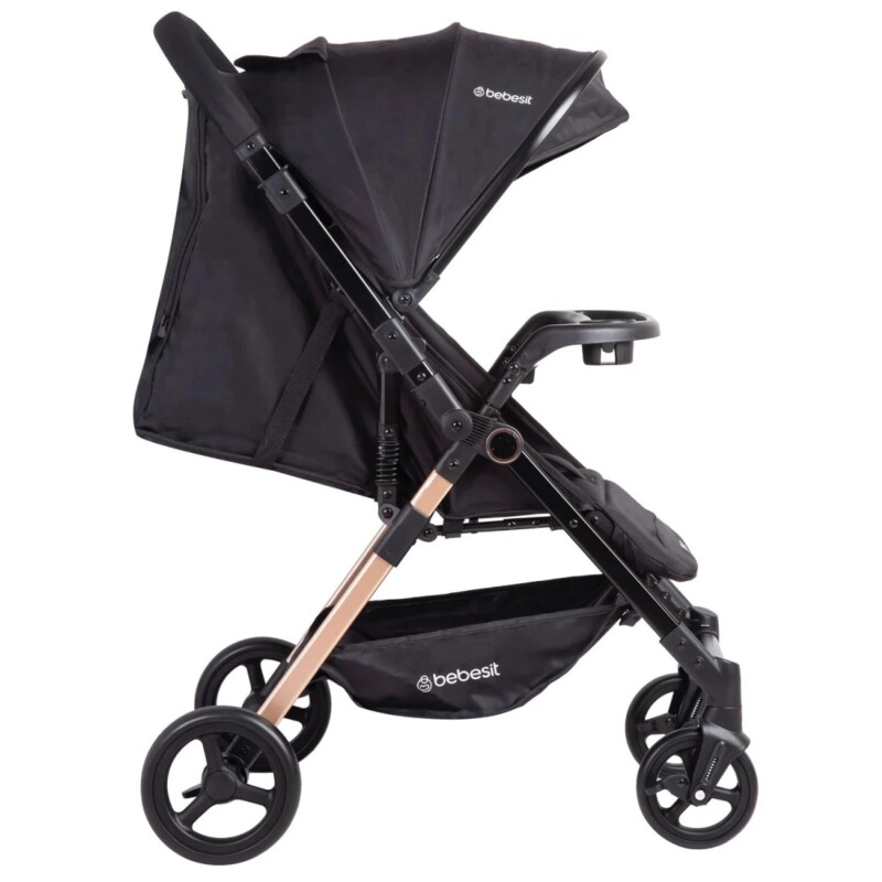 Coche CITY, Manillar Reversible, plegado sencillo y compacto, NEGRO Coche CITY, Manillar Reversible, plegado sencillo y compacto, NEGRO