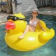Flotador Inflable de Pato amarillo con lentes Pato