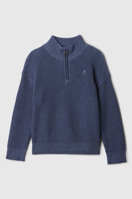 Buzo Medio Cierre Toddler Niño Medium Indigo 1