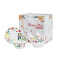 Juego De Té Floral Violeta