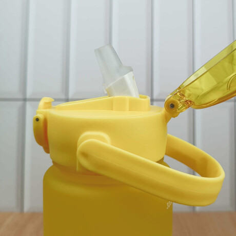 Botella degradé colores fuertes con asa Amarillo