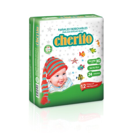 Pañales Cherito Talle Xg X 24 Unidades 001