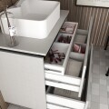 MUEBLE DE BAÑO MODELO URBAN 80 CM ARGENTO/NEGRO Mueble De Baño Modelo Urban 80 Cm Argento/negro