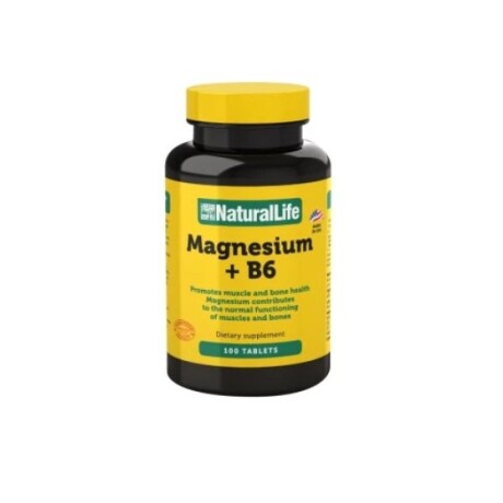 Natural Life Magnesium + B6 100caps Natural Life Magnesium + B6 100caps