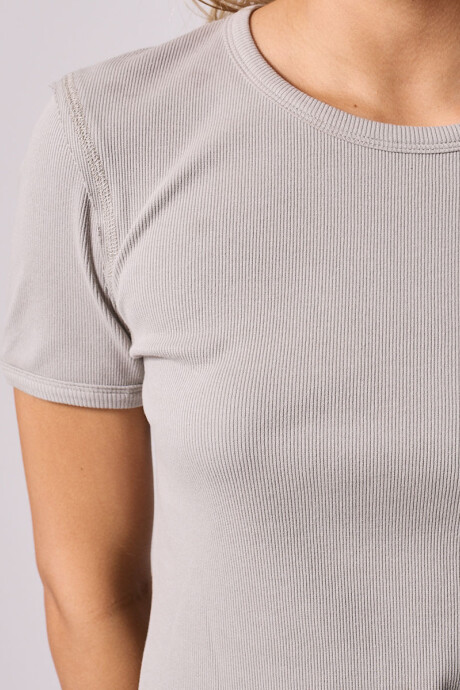 TOP CASSEY DIXIE Gris Claro