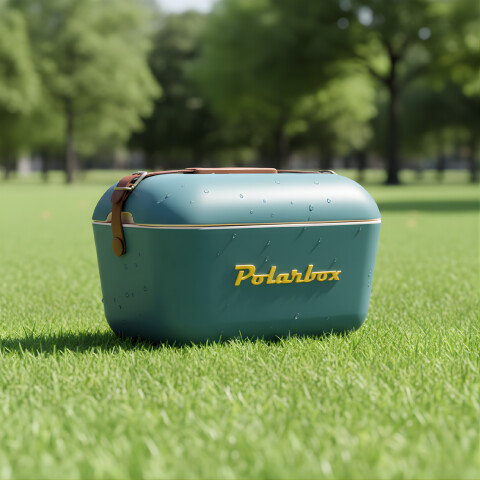 Conservadora Hielera Vintage 20L Litros Latas Hielo Polarbox Color Azul