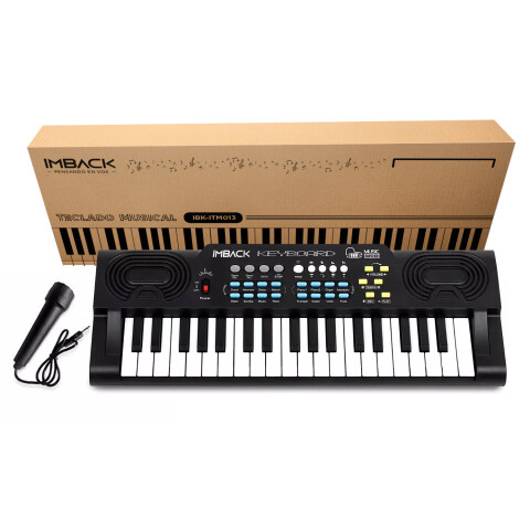 Teclado Organo Musical Piano 37 Teclas Microfono Para Niños ITM013 Teclado Organo Musical Piano 37 Teclas Microfono Para Niños ITM013