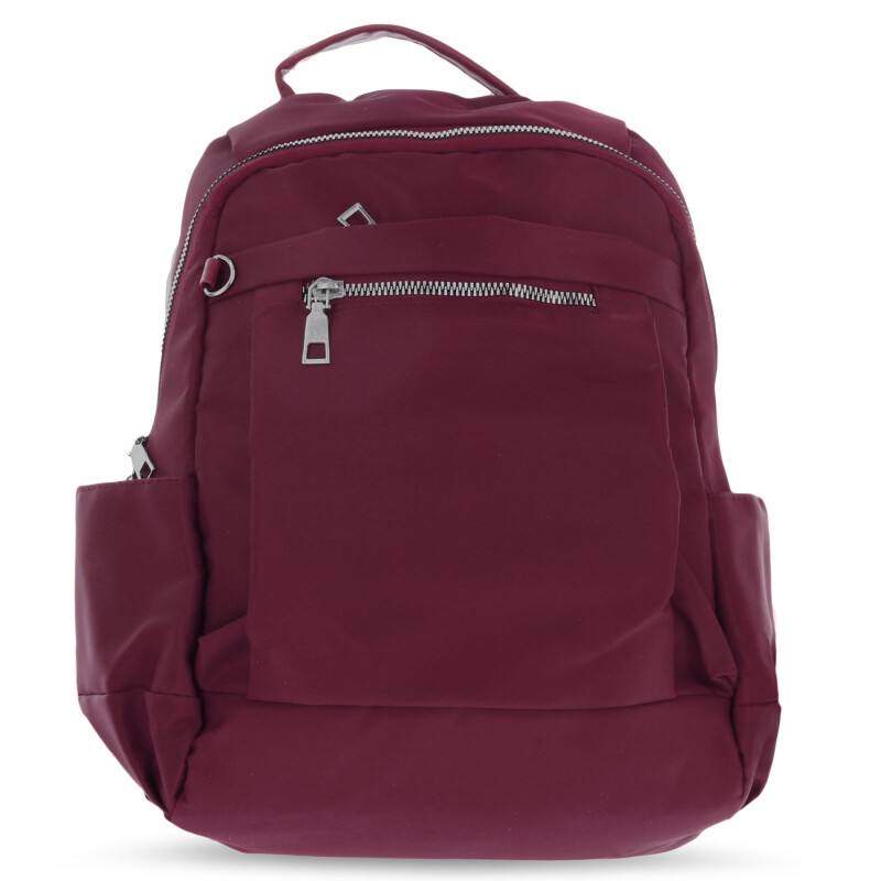 Mochila Miss Carol con cierres metalicos AZURITA Rojo