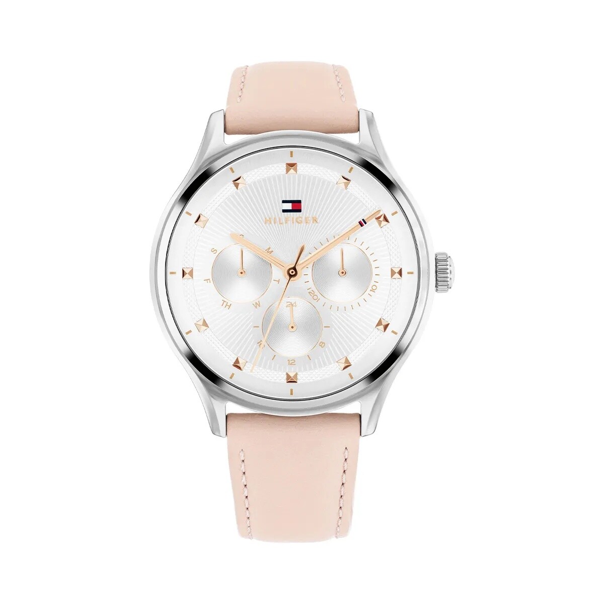 Reloj Tommy Hilfiger 1782748 Para Mujer En Cuero Rosa 