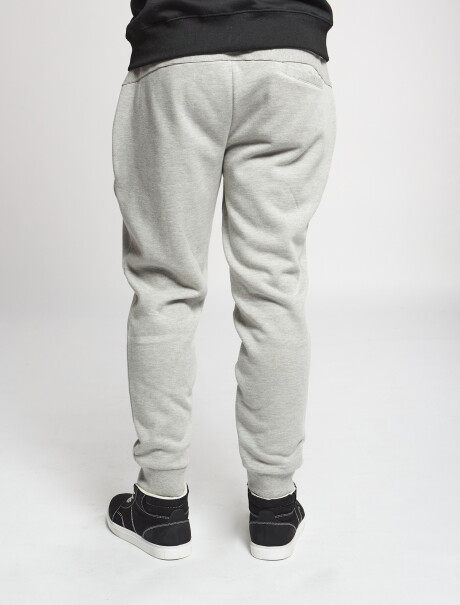 Pantalon felpa gris