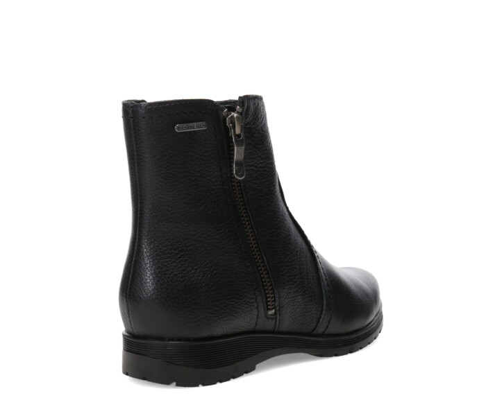 Botas de Mujer Bottero Caña Baja de cuero Negro