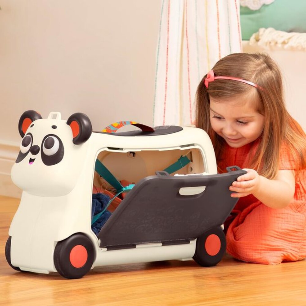 valija 2 en 1 buggy b toys panda