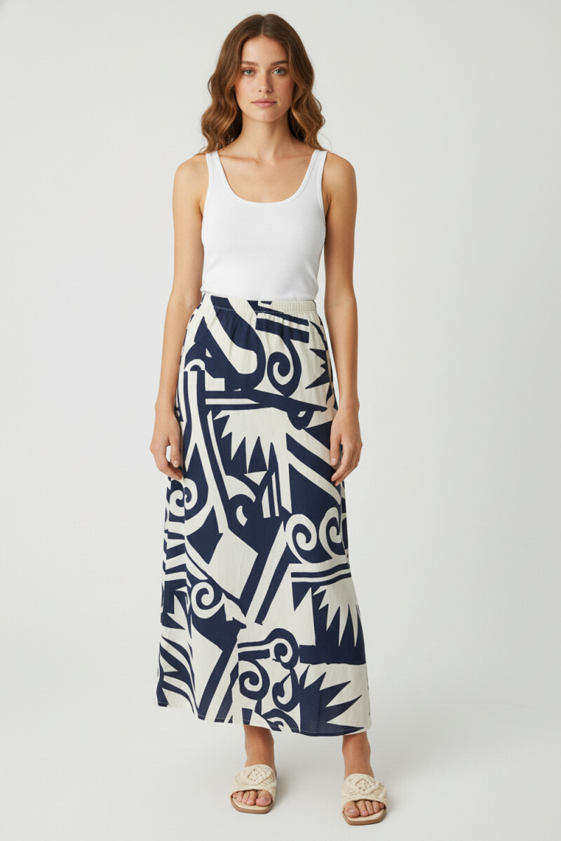 Falda Tama - Estampado 1 