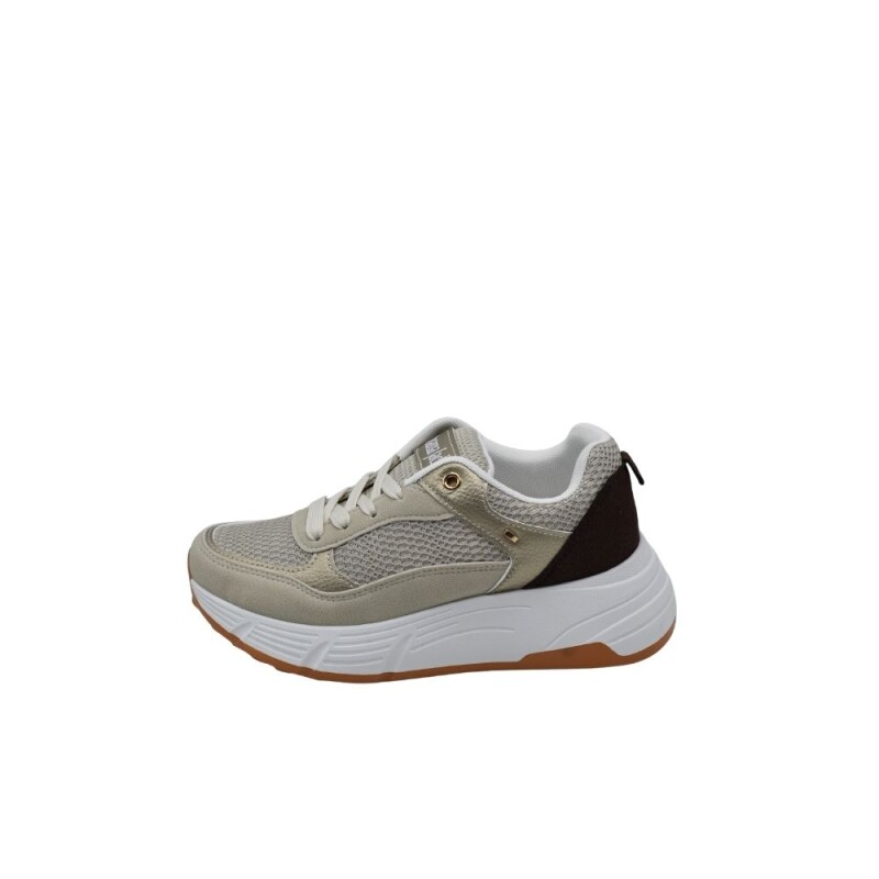 Calzado deportivo Dama Panama Jack BEIGE/GOLD