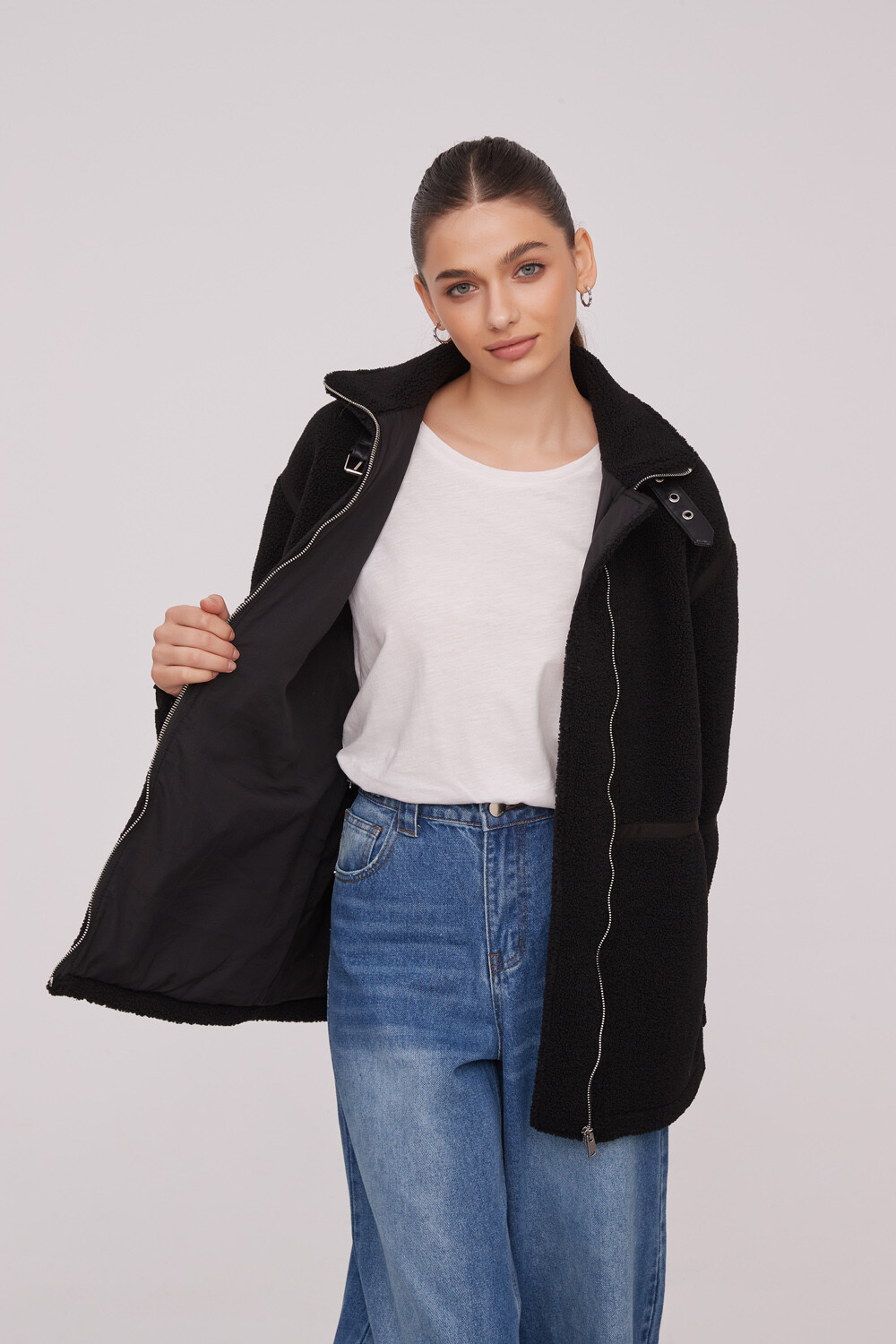 Campera Olivita Negro