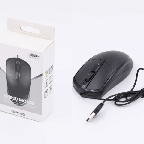 MOUSE CON CABLE (NEGRO) MOUSE CON CABLE (NEGRO)