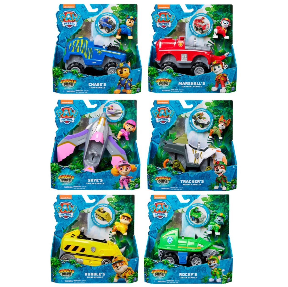 Vehículos PAW Patrol Jungle Pups, surtidos 